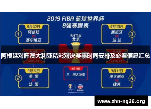 阿根廷对阵澳大利亚精彩对决赛事时间安排及必看信息汇总